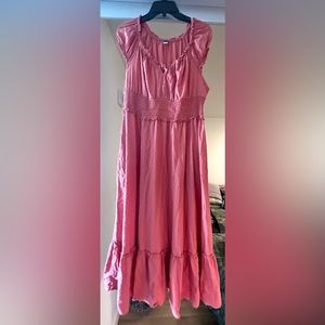 Old Navy Coral Maxi Dress